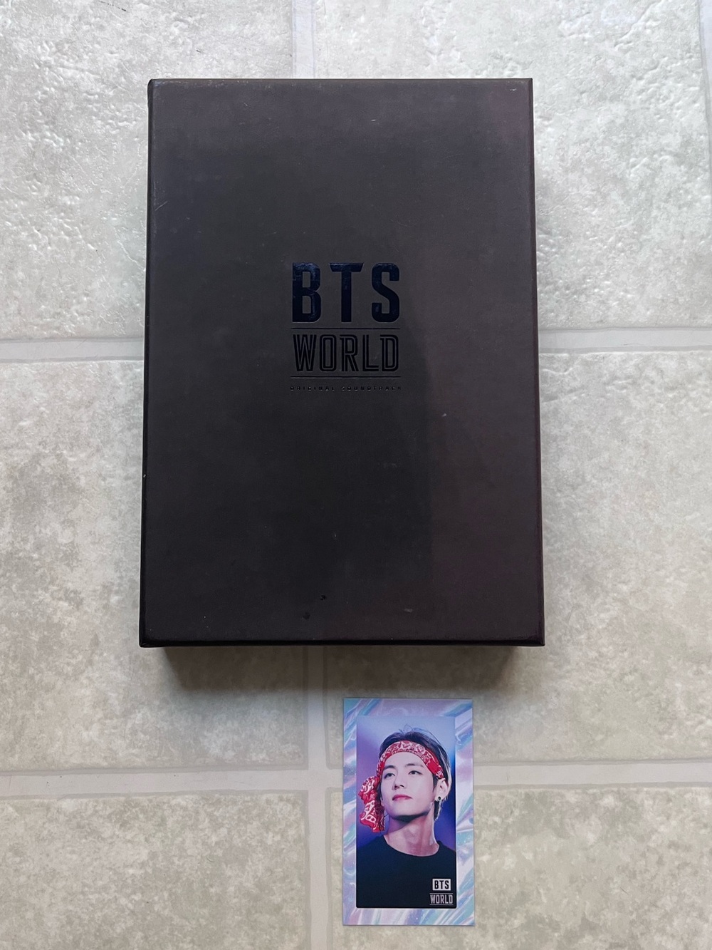 BTS WORLD Original Soundtrack OST Album Incomplete With Non Official Photocard